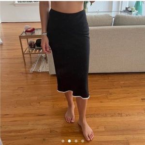 Ciao Lucia silk midi skirt